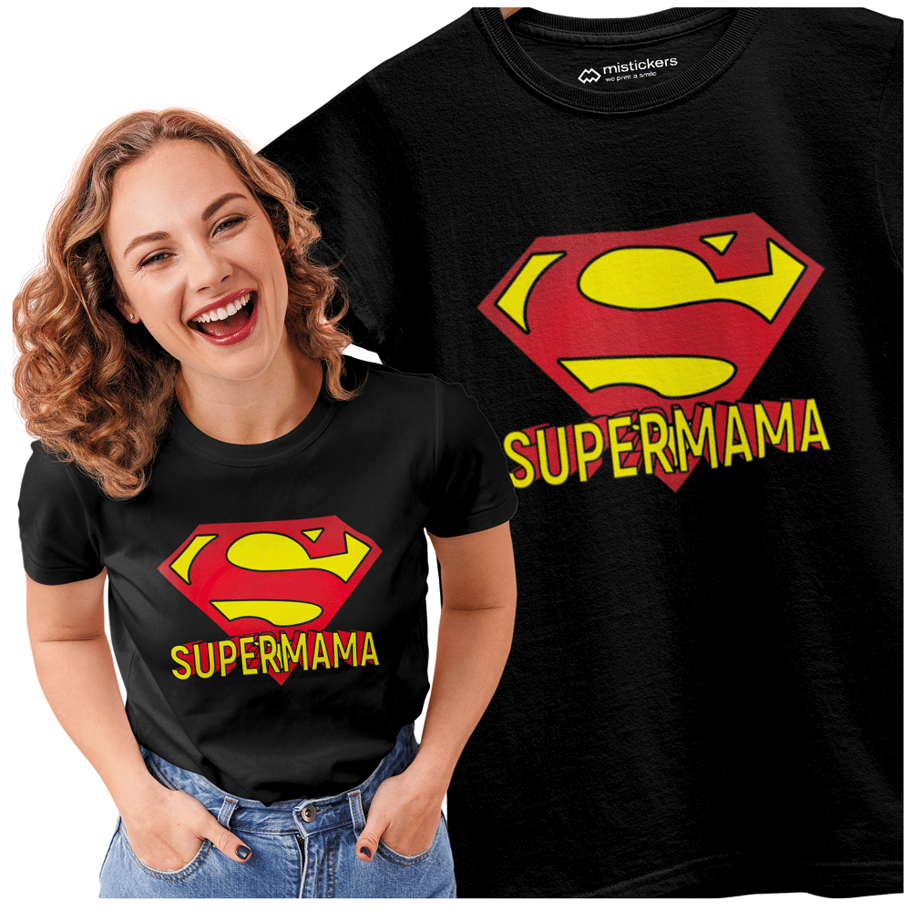 Koszulka super mama - zdjęcie 1