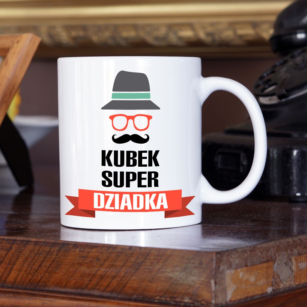 Kubek super dziadka prezent - zdjęcie 3