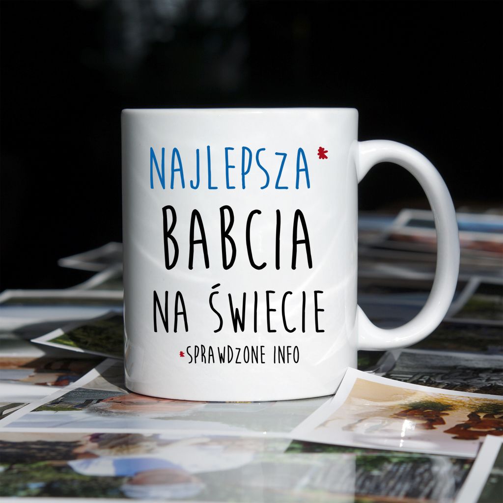 Najlepsza babcia na świecie Kubek - zdjęcie 2