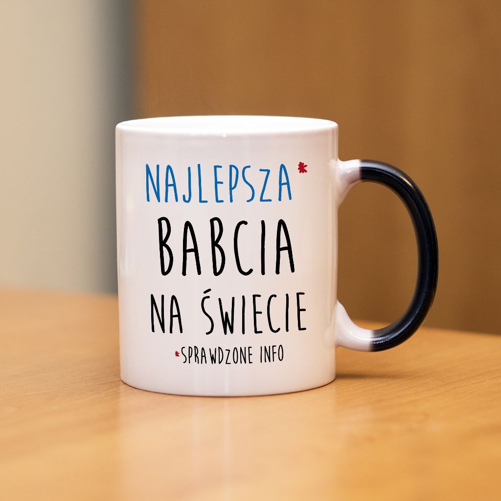 Najlepsza babcia na świecie Kubek - zdjęcie 3