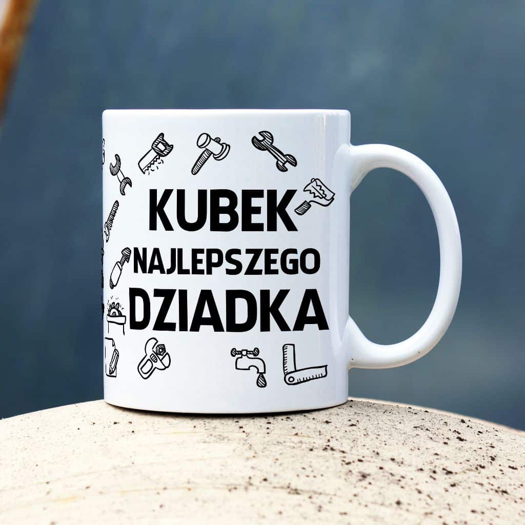 Kubek Najlepszego Dziadka Majsterkowicza - zdjęcie 1