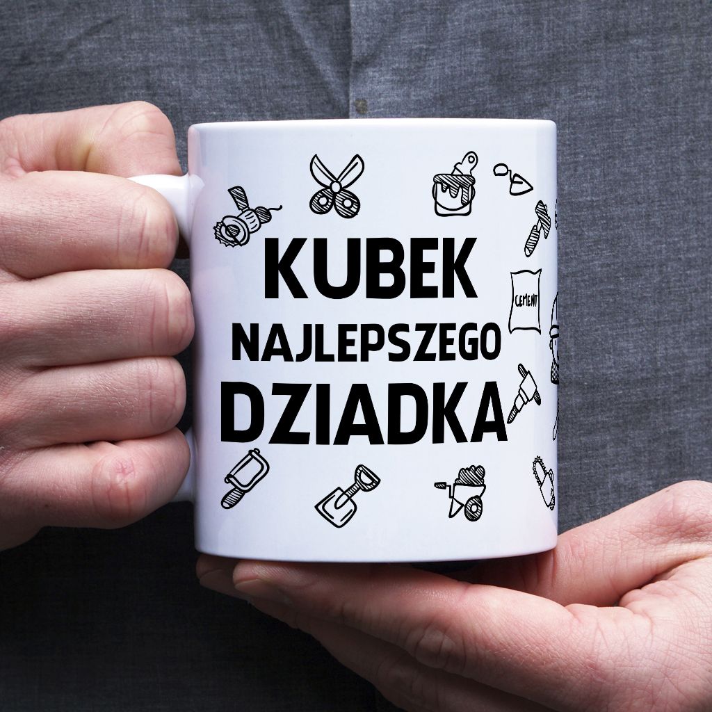 Kubek Najlepszego Dziadka Majsterkowicza - zdjęcie 2