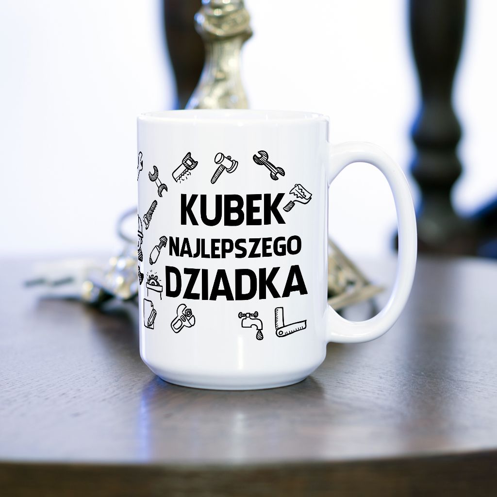 Kubek Najlepszego Dziadka Majsterkowicza - zdjęcie 4