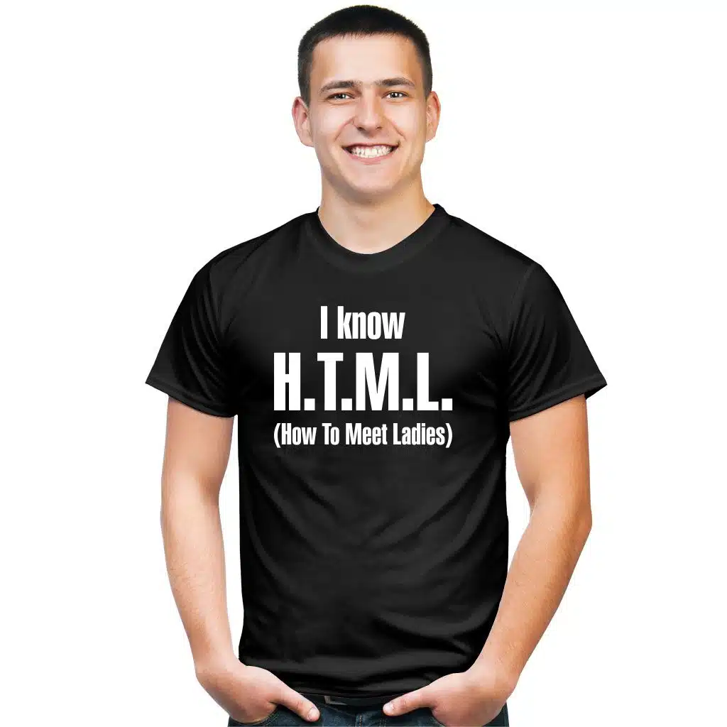 I know HTML koszulka - zdjęcie 1