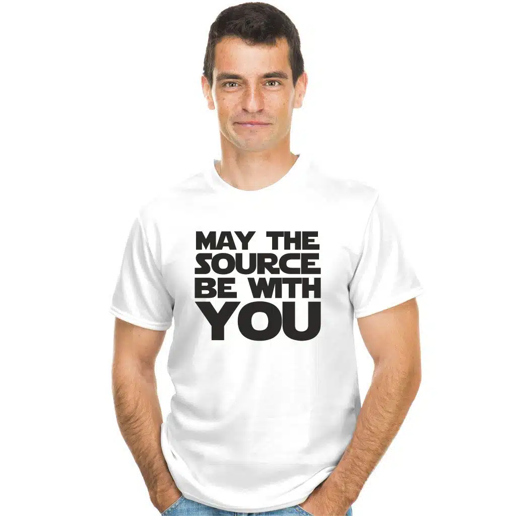 May the source be with you koszulka - zdjęcie 2