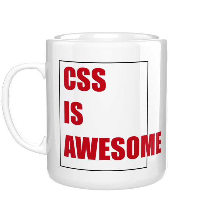 CSS is awesome kubek - zdjęcie 1