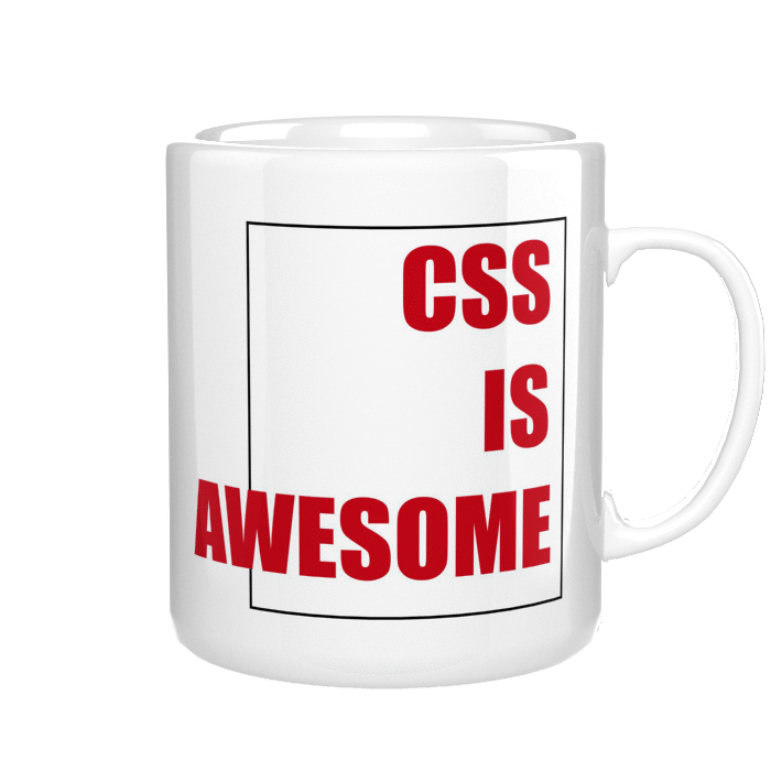 CSS is awesome kubek - zdjęcie 3