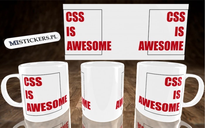 CSS is awesome kubek - zdjęcie 4