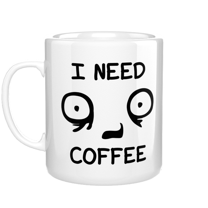 I Need Coffee kubek - zdjęcie 1