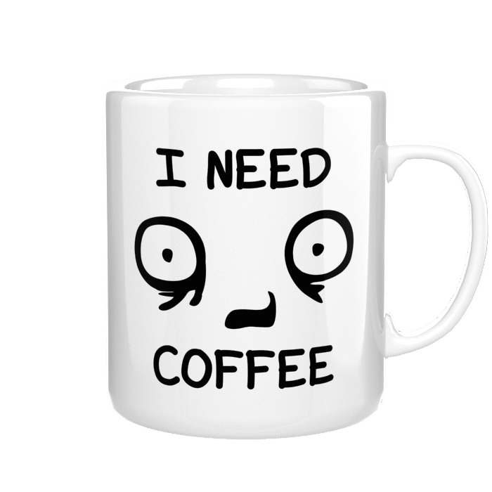 I Need Coffee kubek - zdjęcie 3