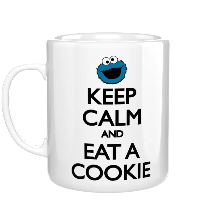 Keep Calm and Eat a Cookie kubek