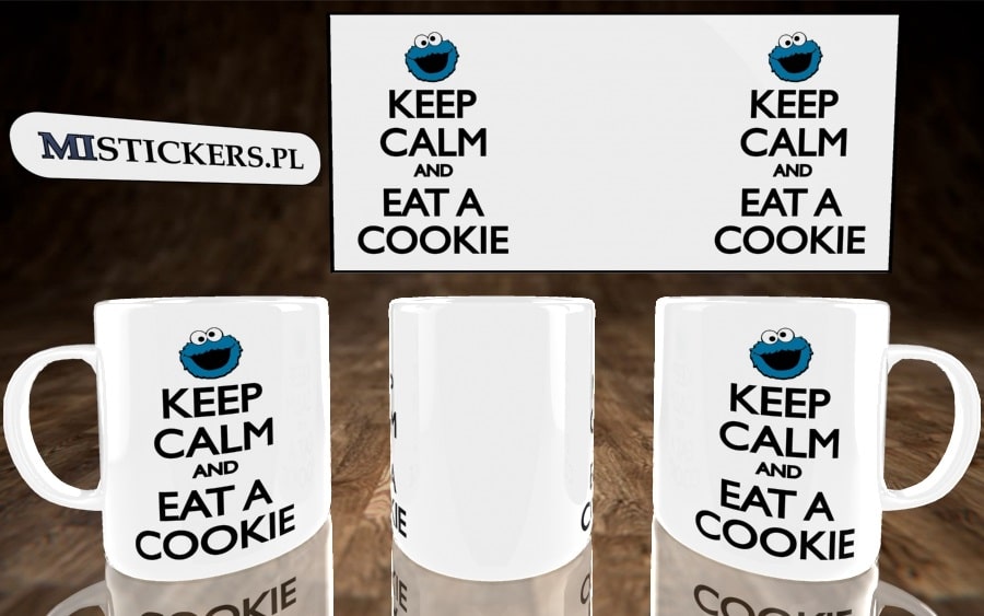 Keep Calm and Eat a Cookie kubek - zdjęcie 4