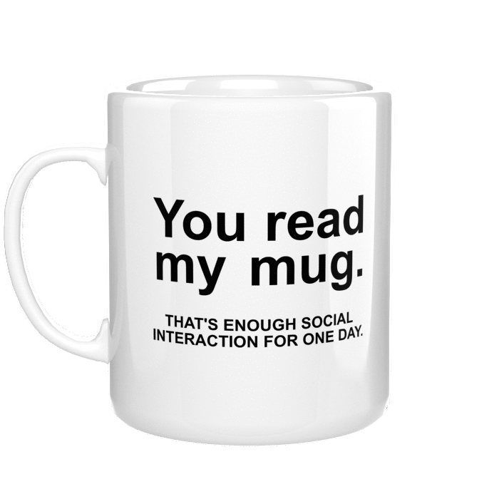 You read my mug. Kubek - zdjęcie 1