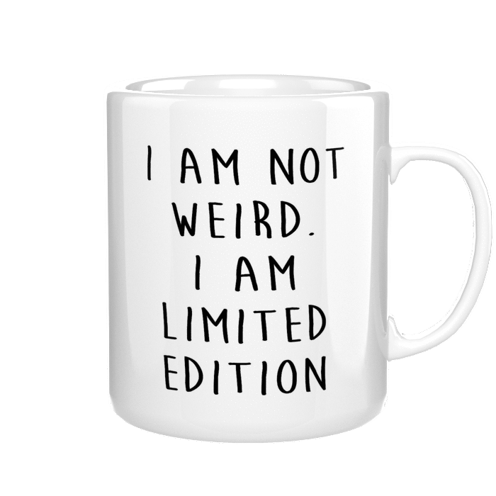 I&#039;m not weird I&#039;m limited edition kubek - zdjęcie 3