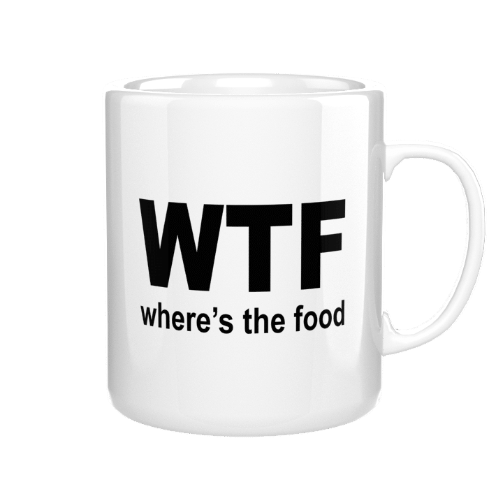 WTF - Where Is Food kubek - zdjęcie 3