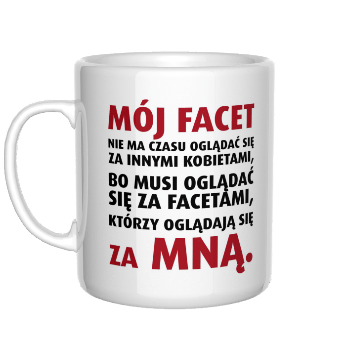 Mój facet nie ma czasu kubek - zdjęcie 1