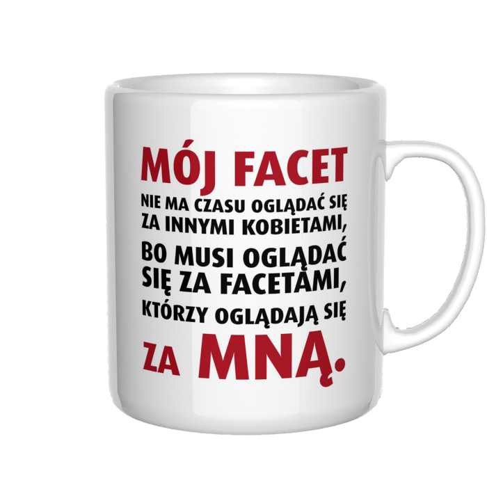 Mój facet nie ma czasu kubek - zdjęcie 3