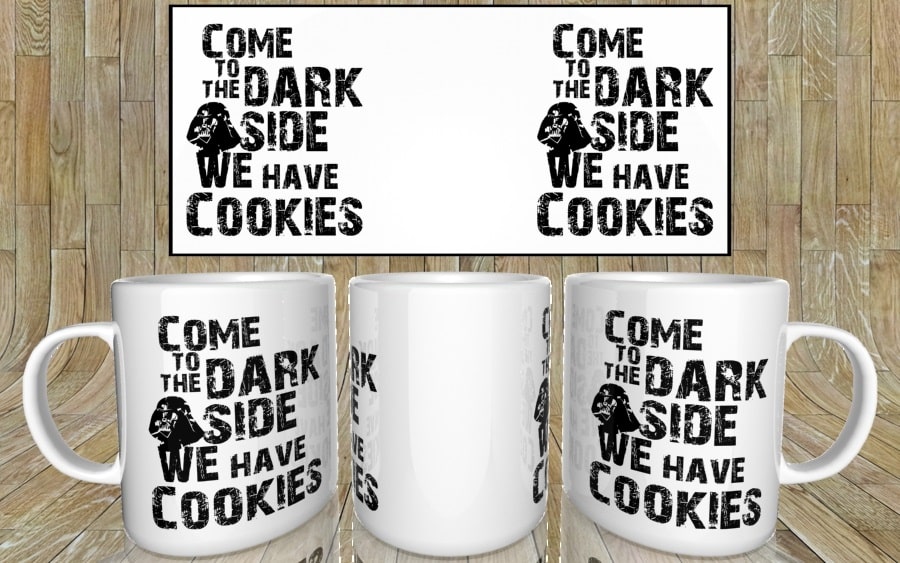 Come to the darkside, we have cookies kubek - zdjęcie 4