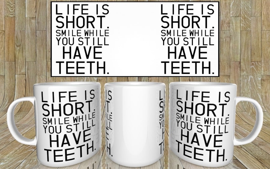 Life is short kubek - zdjęcie 4