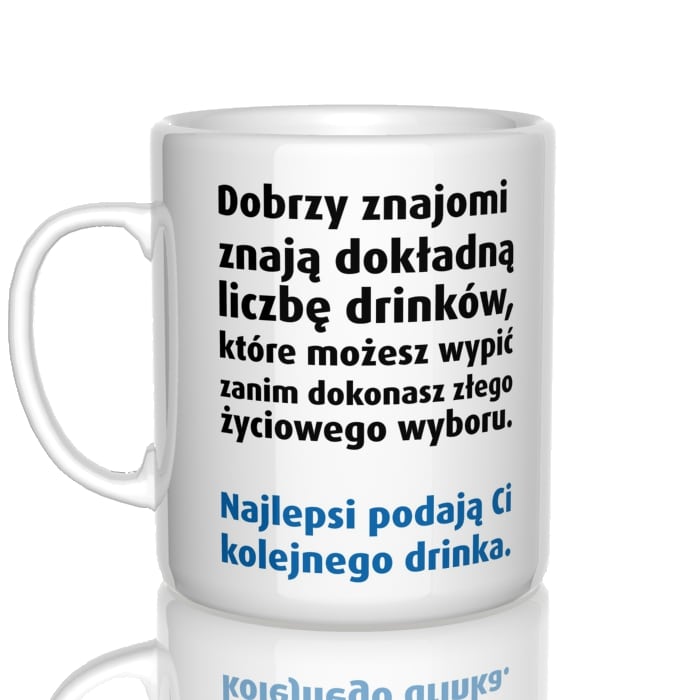 Najlepsi podają Ci kolejnego drinka kubek - zdjęcie 1