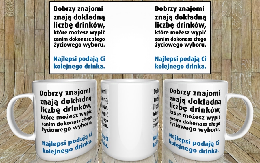 Najlepsi podają Ci kolejnego drinka kubek - zdjęcie 4