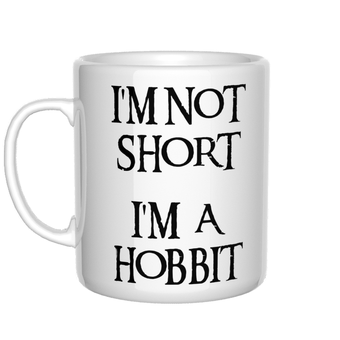 I&#039;m not short, I&#039;m a Hobbit kubek - zdjęcie 1