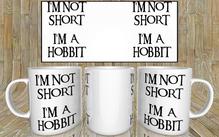 I&#039;m not short, I&#039;m a Hobbit kubek - zdjęcie 4