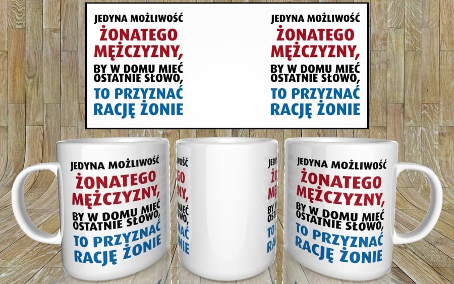 Jedyna możliwość żonatego mężczyzny kubek - zdjęcie 4