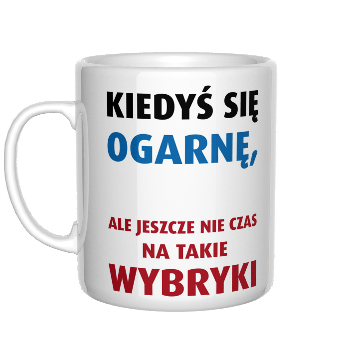 Kiedyś się ogarnę kubek - zdjęcie 2