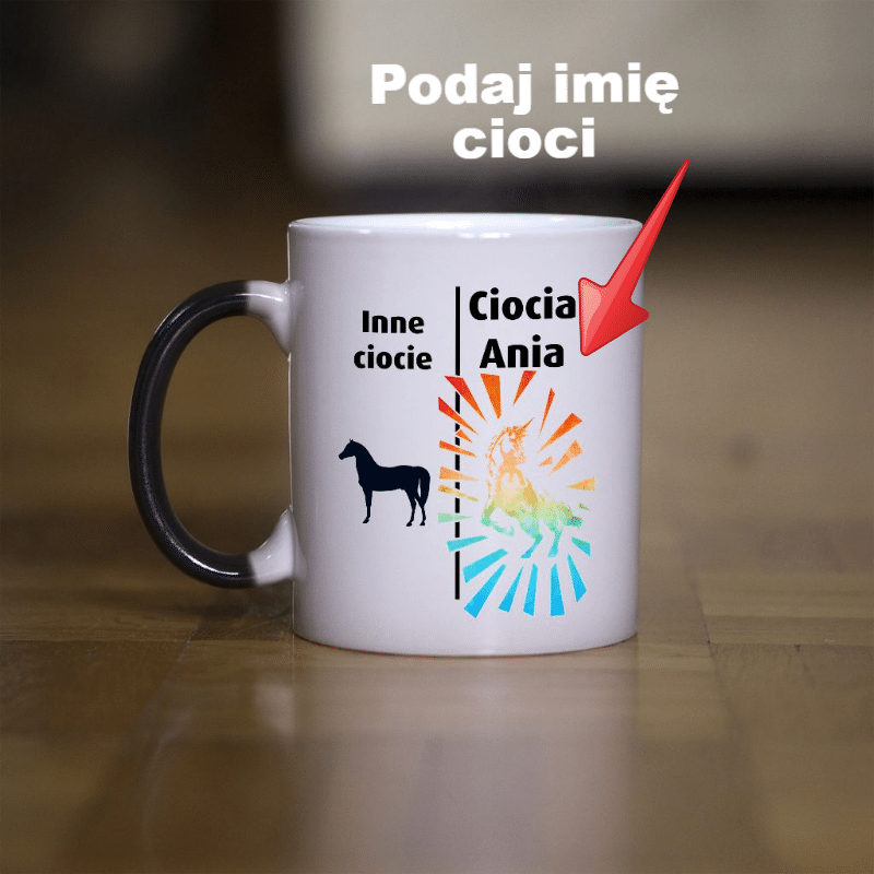 Kubek dla cioci z imieniem - zdjęcie 1