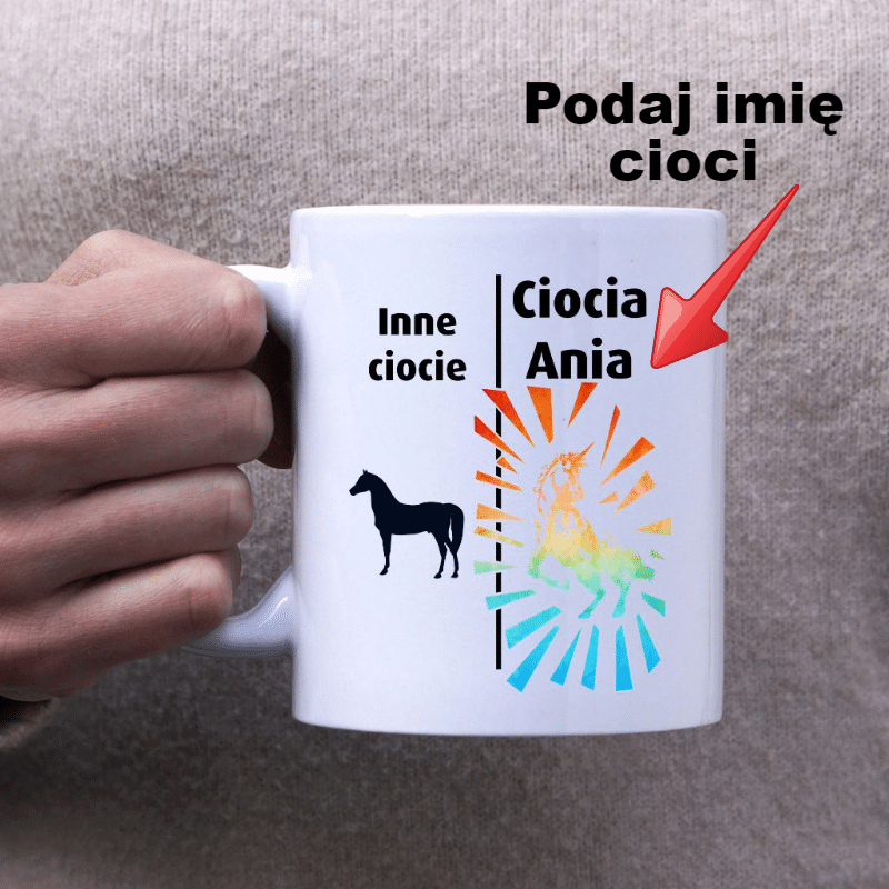 Kubek dla cioci z imieniem - zdjęcie 2