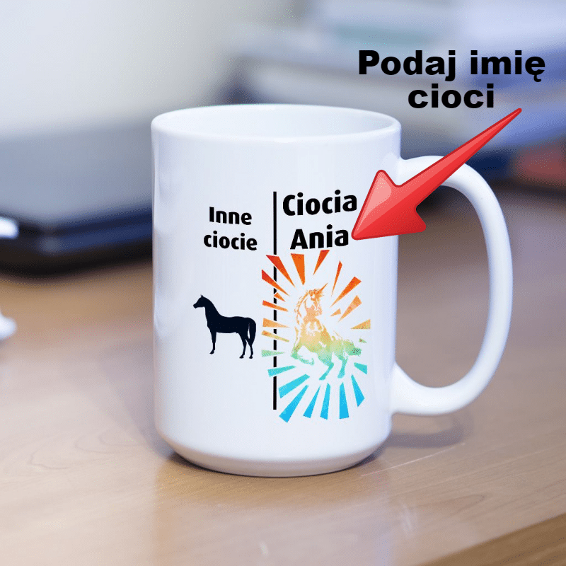 Kubek dla cioci z imieniem - zdjęcie 3