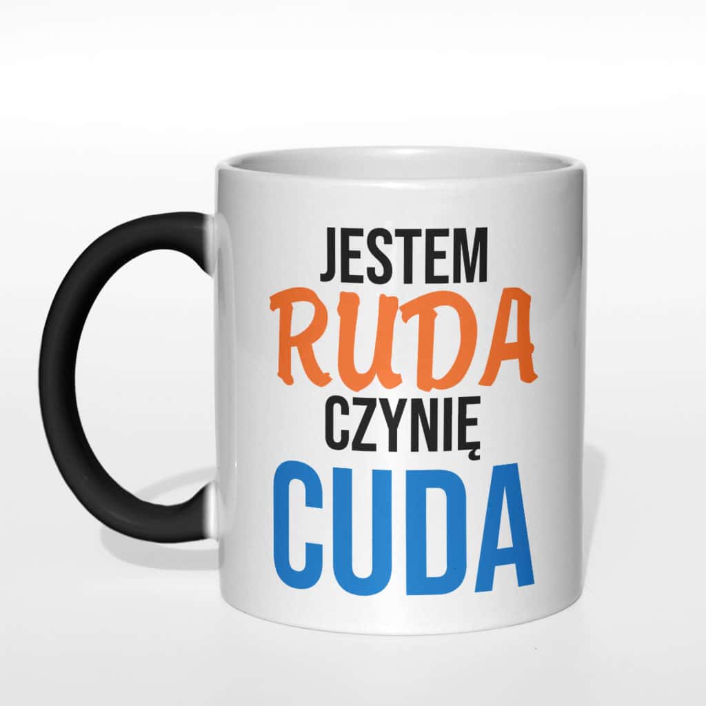 Jestem ruda czynię cuda kubek - zdjęcie 5