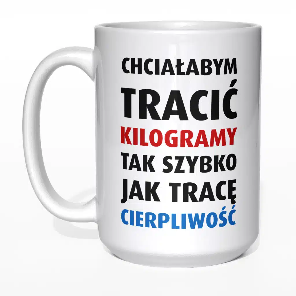 Chciałabym tracić kilogramy kubek - zdjęcie 1