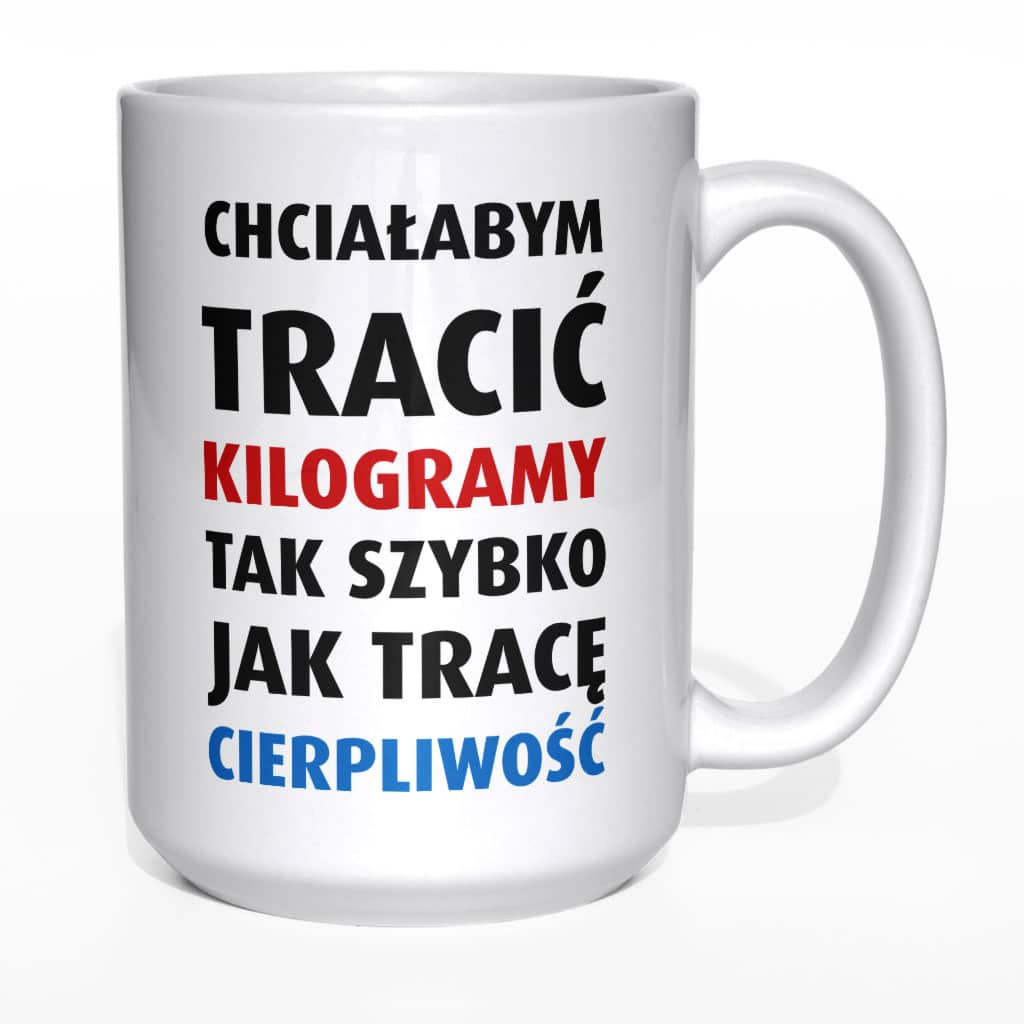 Chciałabym tracić kilogramy kubek - zdjęcie 2