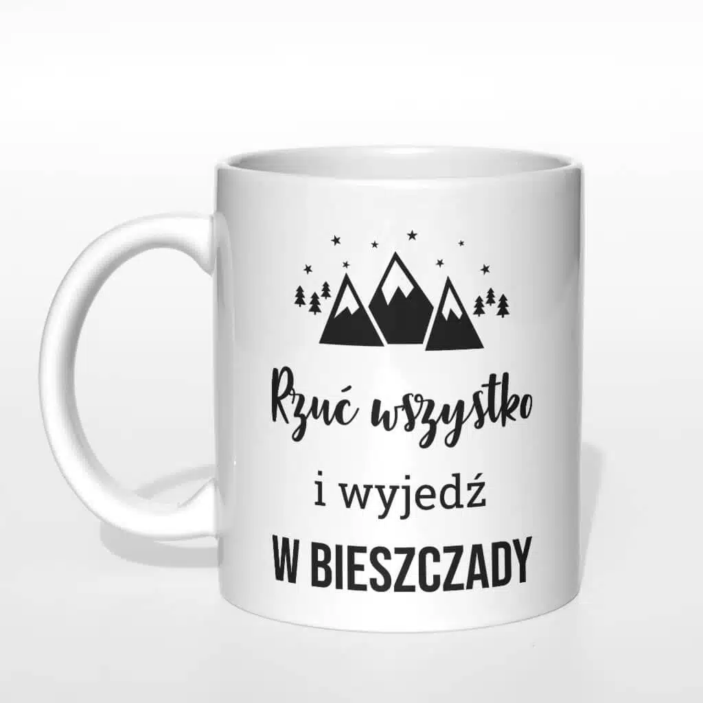 Rzuć wszystko i wyjedź w Bieszczady kubek - zdjęcie 1