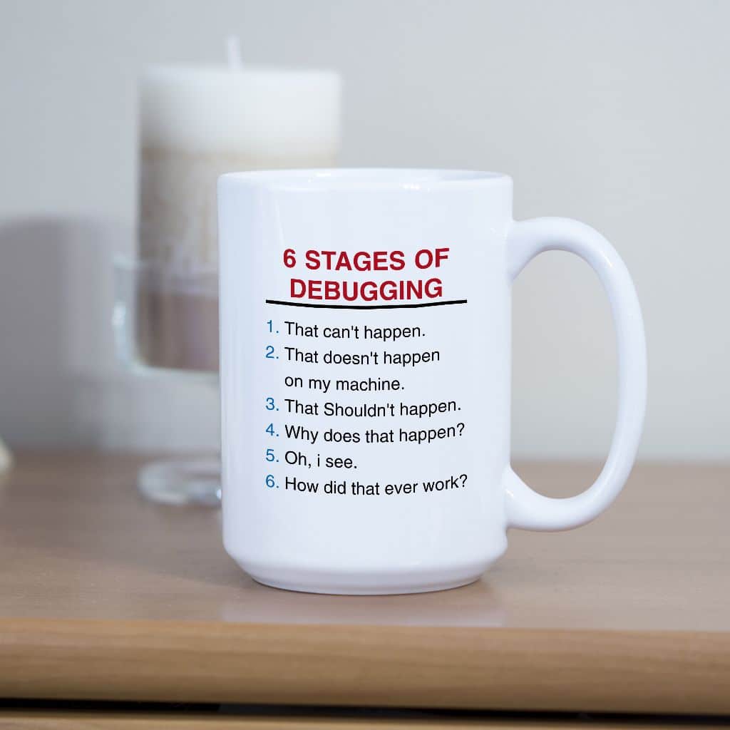 6 stages of debugging kubek - zdjęcie 1