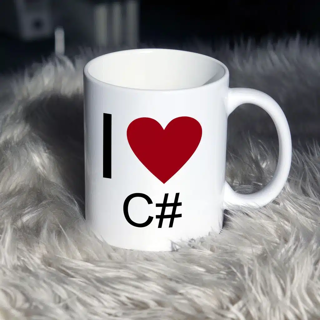 I love C# kubek - zdjęcie 2