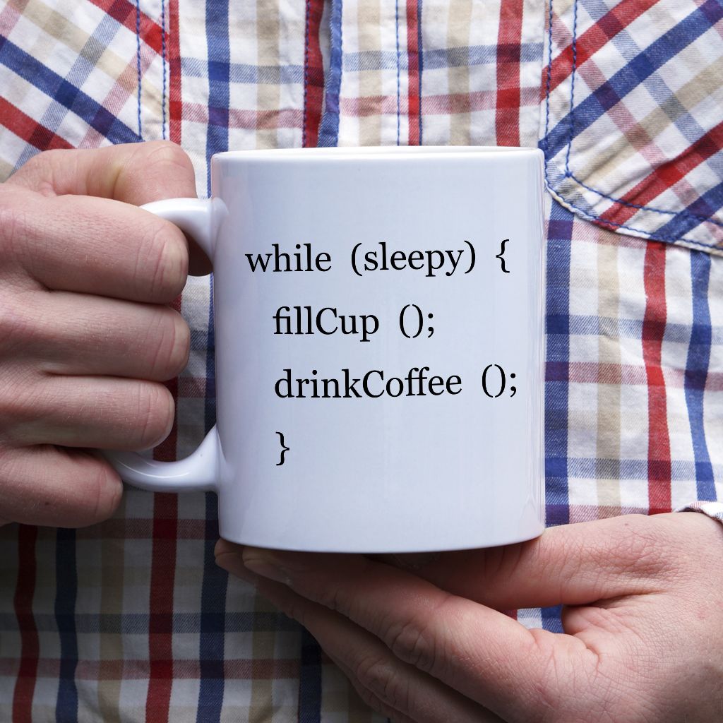 while (sleepy) { fillCup (); kubek - zdjęcie 1