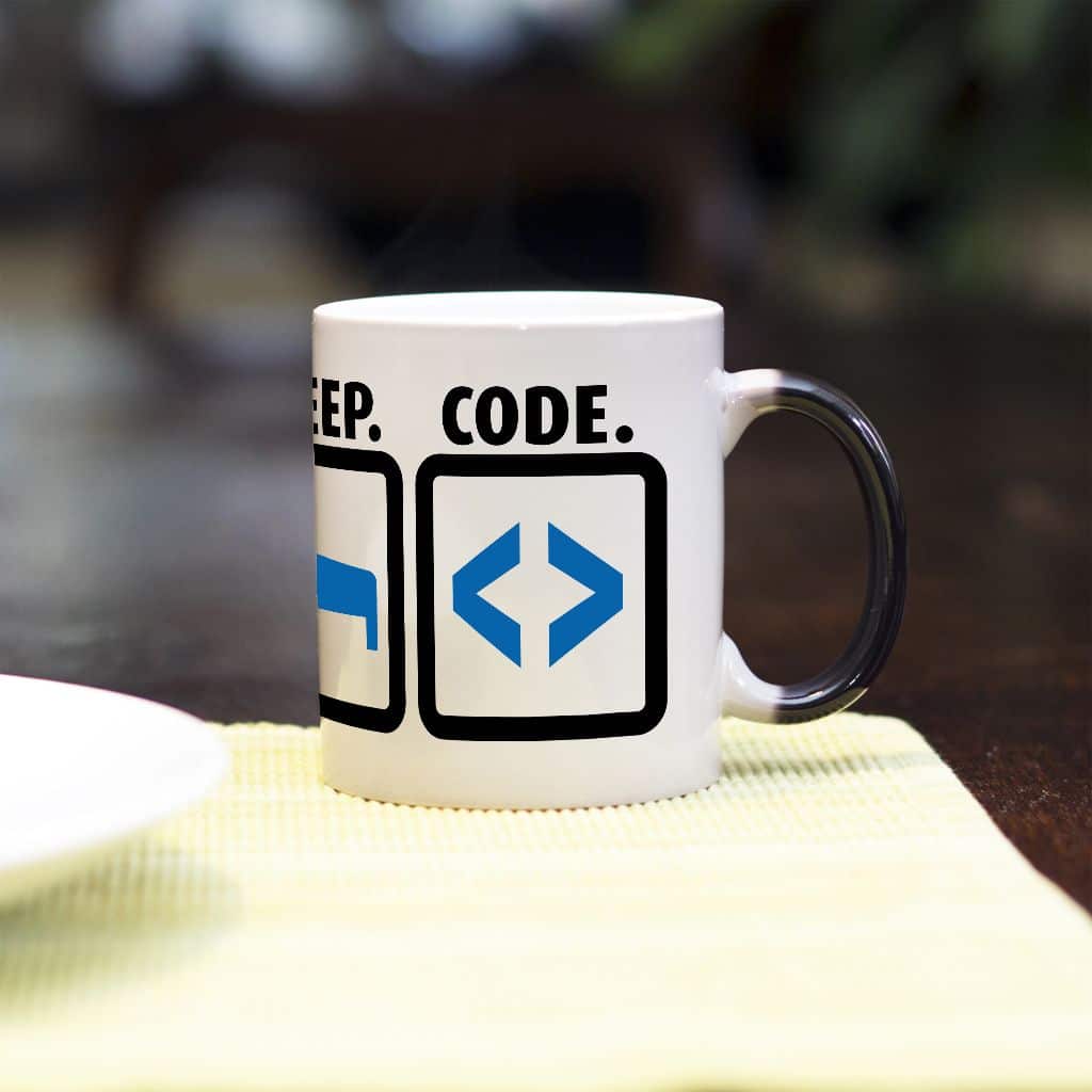 Eat. Sleep. Code. Kubek - zdjęcie 2