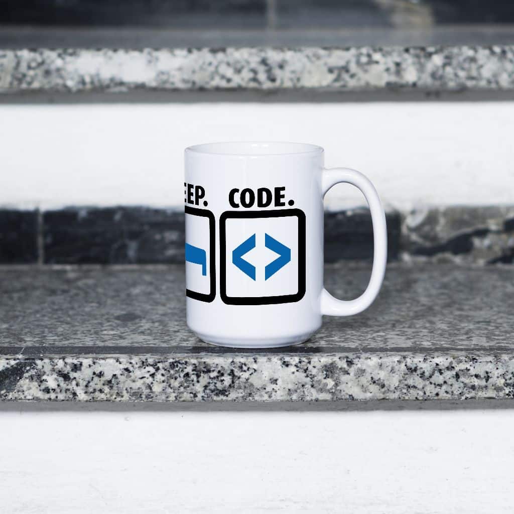 Eat. Sleep. Code. Kubek - zdjęcie 6