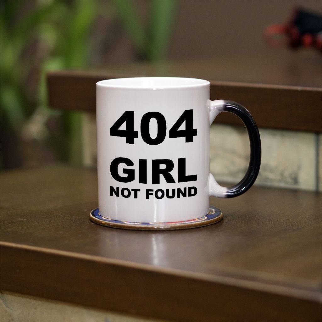 404 Girl not found kubek - zdjęcie 3