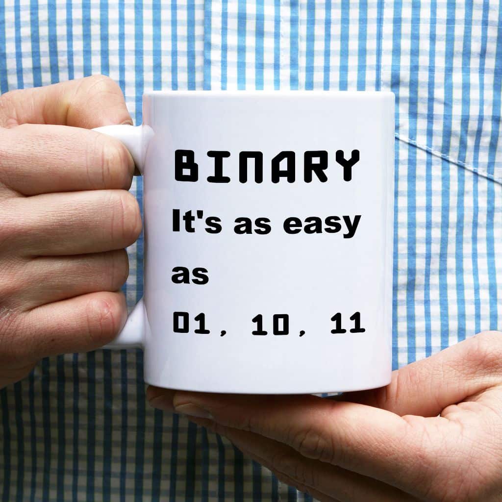 BINARY, it&#039;s easy kubek - zdjęcie 1