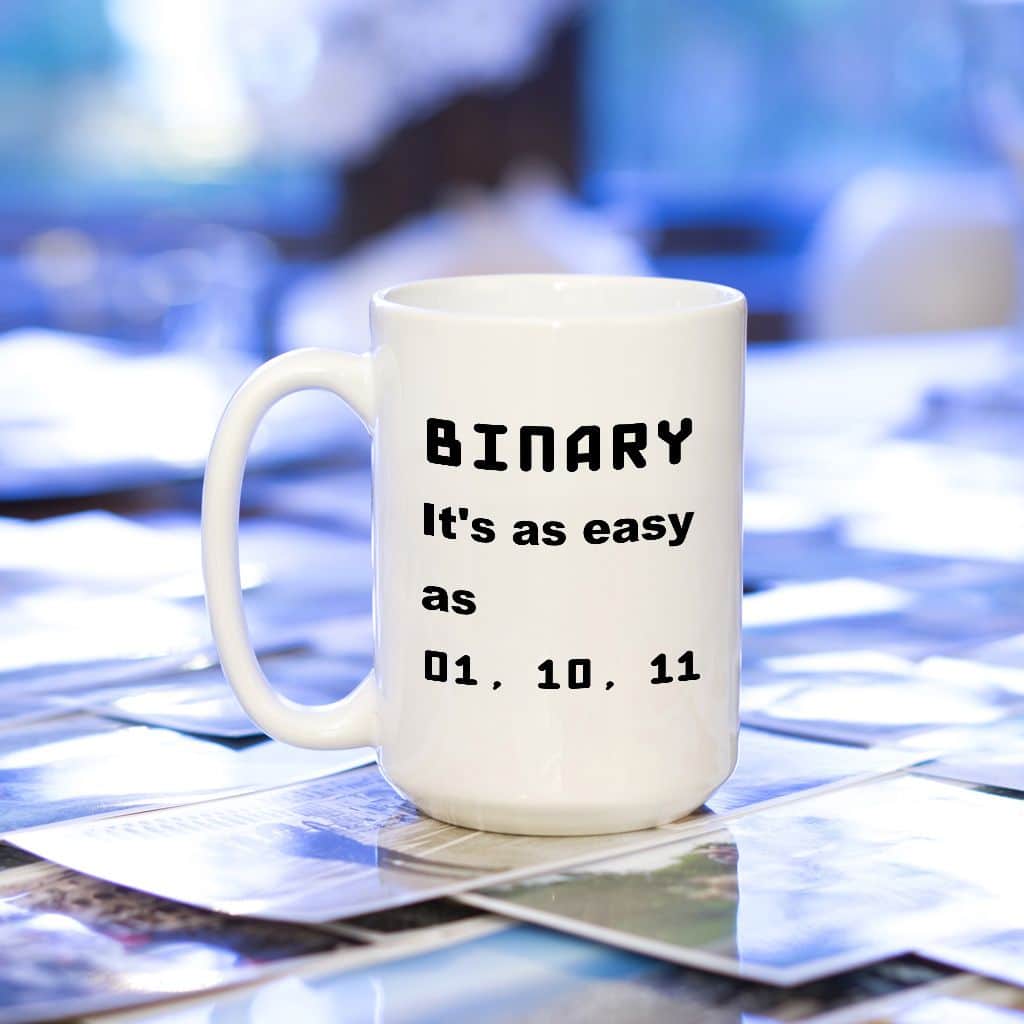 BINARY, it&#039;s easy kubek - zdjęcie 2