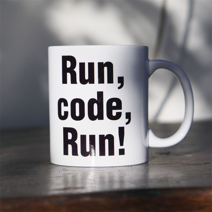 Run, Code, Run kubek - zdjęcie 1