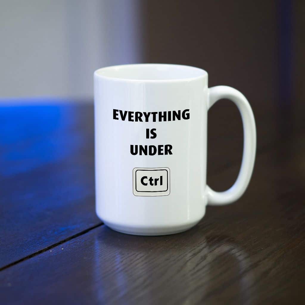 Everything is under CTRL kubek - zdjęcie 3