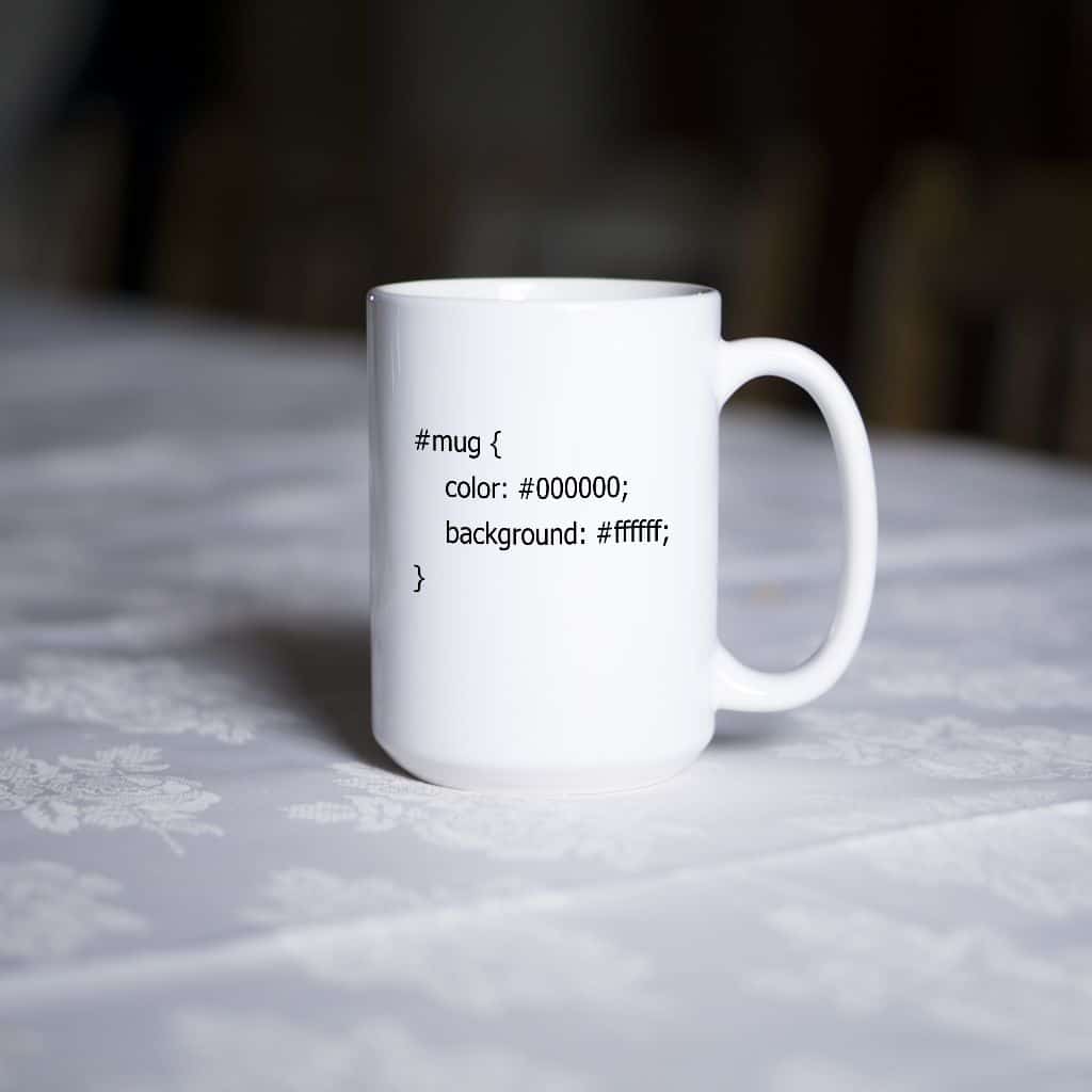 #mug { CSS kubek - zdjęcie 2