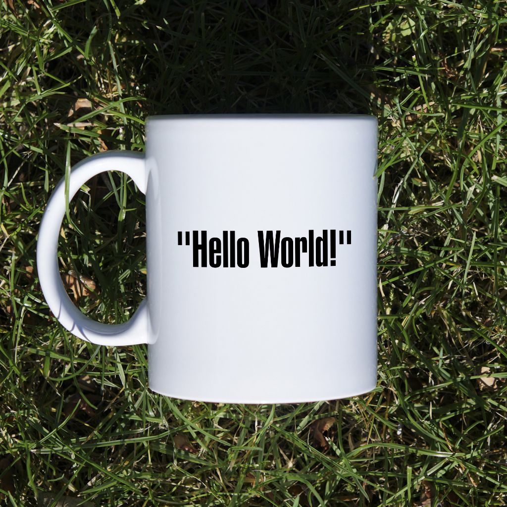 Hello World kubek - zdjęcie 1