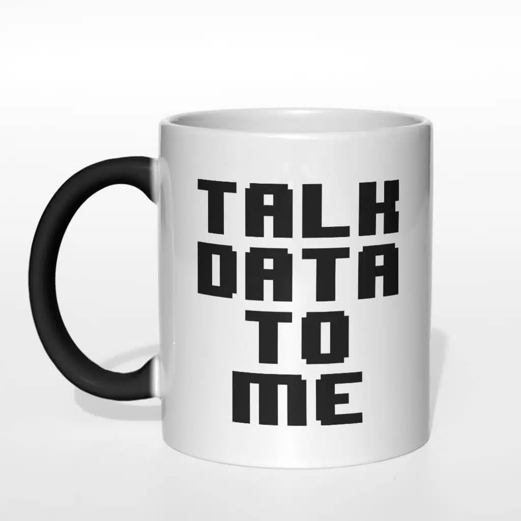 Talk data to me kubek - zdjęcie 1