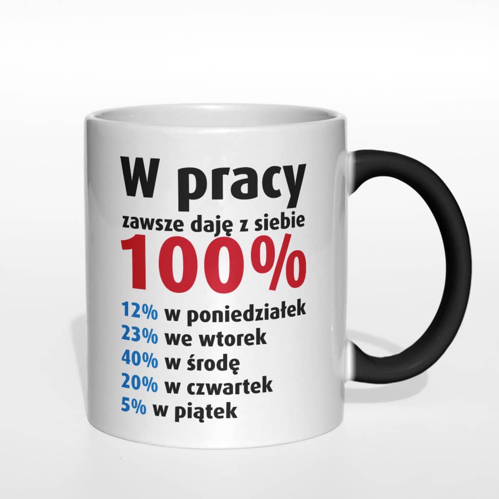 W pracy zawsze daję z siebie 100% kubek - zdjęcie 6